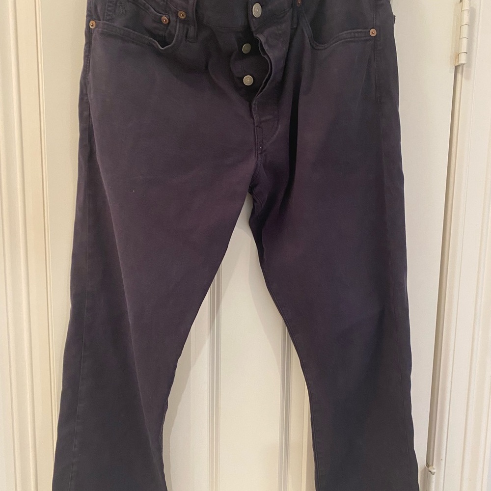 Mens Polo Ralph Lauren The Sullivan Slim Stretch Black Jeans Size 34x26